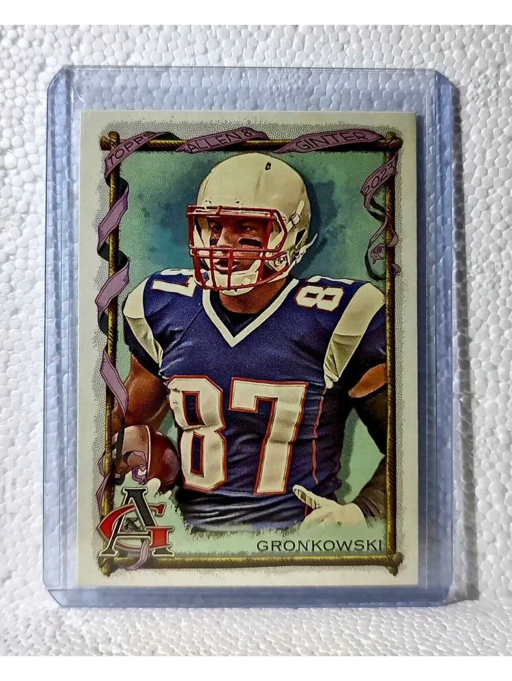 Rob Gronkowski 2023 Topps Allen & Ginter #407 Football Card New England Patriots